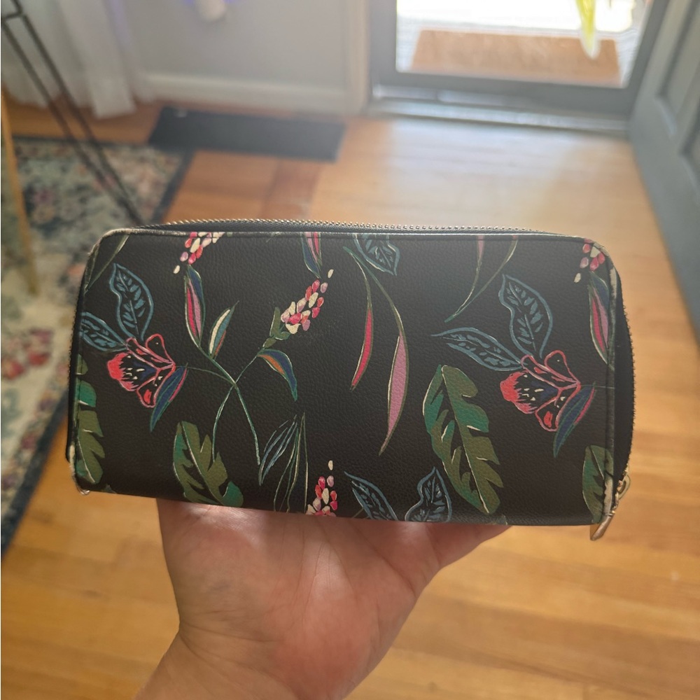 Target Floral Black Wallet